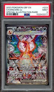 PSA 9 MINT - Charizard ex 223/197 Obsidian Flames SIR Special Illustration Rare - Picture 1 of 1