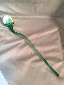 VENETIAN ART GLASS FLOWER ROSE - Picture 1 of 8