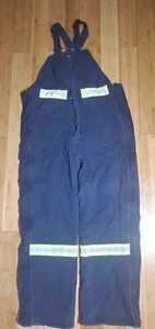 Bullwark FR Bib Overall Deluxe Insulated Flame Resistant Reflective Trim M Reg - Picture 1 of 16