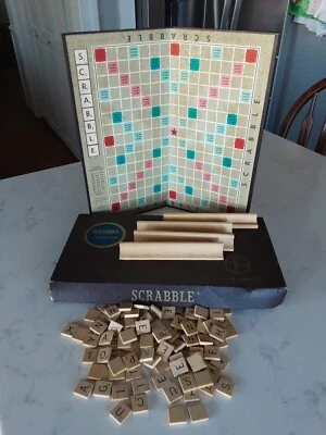Vtg Scrabble 100 Correct Tiles, 100% complete 1953 Game - Image 1 of 4