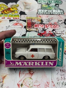 VTG BOXED Marklin 1809 Volkswagen VW Variant 1600 Ambulance Germany 1/43 scale - Picture 1 of 15