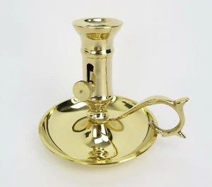 Kammerleuchter Latón Aspecto Antiguo Retro Ajustable Sostenedores de Vela - Imagen 1 de 7