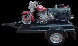 Maisto Harley-Davidson Tow & Show Trailers 1:18 Die Cast Motorcycle w Trailer - Picture 1 of 7