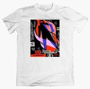 Ray Bradbury Fahrenheit 451 T-Shirt Vintage Science Fiction SciFi Isaac Asimov - Bild 1 von 10