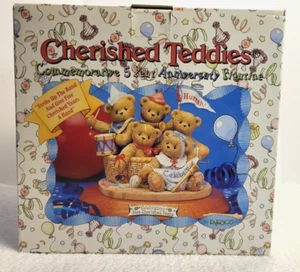 Cherished Teddies Commemorative Strike Up The Band 5 Year Anniversary - New - Picture 1 of 8
