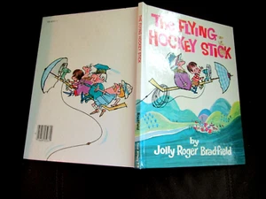 1966 1st Rand McNally THE FLYING HOCKEY STICK Jolly Roger Bradfield - Picture 1 of 6