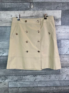 Damsel in a Dress A-Linien-Rock Gr. UK 10 beige Safari Utility Goldknöpfe - Bild 1 von 9