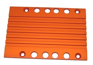 Tmaxx 1.5 and 2.5 center skid trans cover orange classic 4910  fits origina emax - Picture 1 of 1
