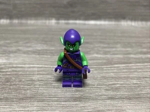 LEGO MARVEL DAILY BUGLE MINIFIGURE GREEN GOBLIN BRIGHT GREEN SKIN Sh695 76178 - Picture 1 of 5