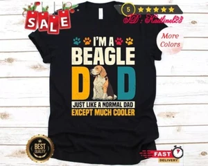 I'm A Beagle Dad Shirt, Cute Beagle Design, Gift For Dog Lovers, Beagle Dad G... - Picture 1 of 6