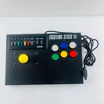 HORI Fighting Stick HSJ-12 Super Nintendo Famicom Arcade Controller SFC - Image 1 of 4