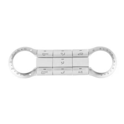 11Pcs Car Center Air AC Button Cover For Mercedes Benz A W176 CLA C117 2013-2018 - Image 1 of 4