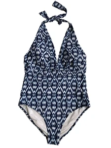 Old Navy One Piece Swimsuit Lined Halter Removable Pads - Picture 1 of 9