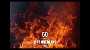 50 HD Realistic Fire Overlays | Mac, Windows & Linux - Picture 1 of 1