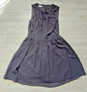 Minikleid von ONLY, Gr. 36, schwarz mit Punkten - Bild 1 von 7