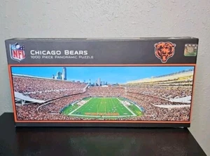 Chicago Bears 1000 Piece Panoramic Puzzle Football NFL Soldier Field NIB - Picture 1 of 3
