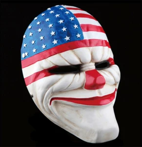Game PAYDAY 2 The Heist Dallas Mask Resin Mask Gift Cosplay Props - Picture 1 of 8