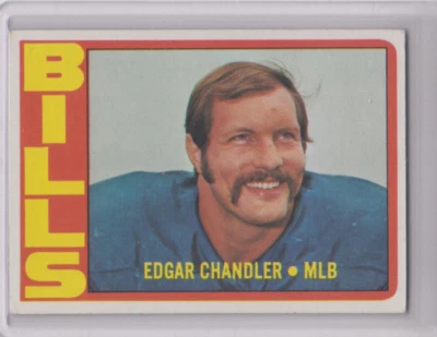 1972 Topps Football #319 Edgar Chandler  BILLS   HIGH #   NM+  CENTERED - Image 1 of 2