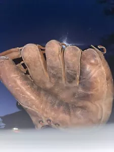 H K 1930s Baseball Pro Left Fielding Glove - Picture 1 of 3