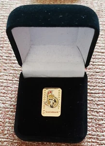 OTTAWA SENATORS SCOTIABANK EXECUTIVE Lapel Pin - VERY RARE GOLD VERSION - Picture 1 of 4
