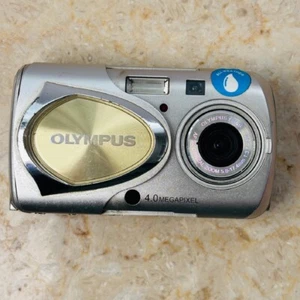 Olympus Stylus 400 Digital 4.1MP Digital Camera - Silver (No Battery) - Picture 1 of 10