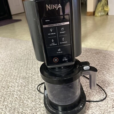 Ninja CREAM Ice Cream Maker 7 One-Touch Programs. New in box. Black/silver - Image 1 of 2
