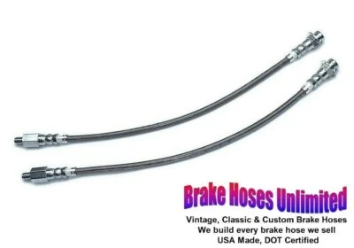 MANGUERAS DE FRENO DELANTERAS INOX FORD COUNTRY SEDÁN 1959 1960 1961 1962 Foto 1 de 2