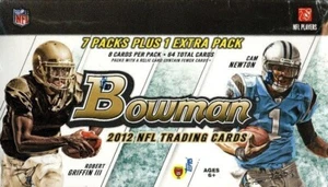 2012 Bowman Football 8 Pack Blaster Box FACTORY SEALED Russel Wilson? - Picture 1 of 2
