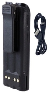 USB BATTERY & CHARGER MOTOROLA XTS5000 XTS3000 Lion 3000mAh AC,DC,& USB VEHICLE - Picture 1 of 5