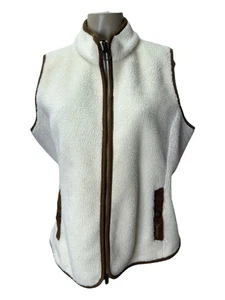 Chaleco BARBOUR Talla 14 Crema y Marrón - Imagen 1 de 4