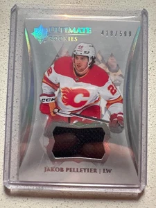 Jakob Pelletier Ultimate Rookies Jersey /599 2023-24 Upper Deck Ultimate Collect - Picture 1 of 2