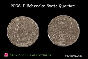 2006 P Nebraska State Quarter with Mint/PMD Errors - Picture 1 of 3