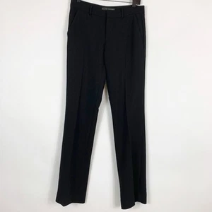 Ralph Lauren Black Label Pants Size 6 100% Wool Women's Trouser Black Straight - Picture 1 of 7