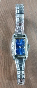 Seiko 11-3189 Women's Mechanical Watch Blue Dial Analog A-1 - Picture 1 of 6