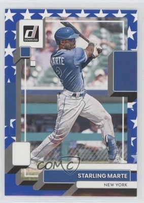 2022 Panini Donruss Independence Day Starling Marte #206 - Image 1 of 2