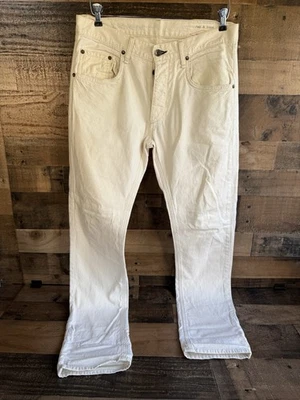 Rag & Bone Tailored Workwear RB 15X White Slim Straight Jeans Mens Size 31 - Image 1 of 4