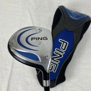2006 PING G5 3 WOOD 15* REGULAR ALDILA NV GREEN 75-350 RH - Picture 1 of 10