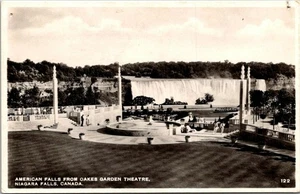 Canada Ontario Niagara American Falls Oakes Garden Theatre Real Photo Postcard - Picture 1 of 2