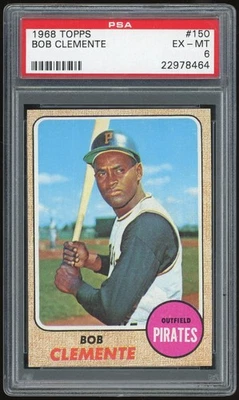 1968 Topps #150 Roberto Clemente PSA 6 *8464 - Image 1 of 2