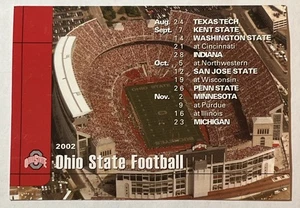 Programma tascabile calcio Ohio State Buckeyes 2002 / 2003 McDonald's - Foto 1 di 3