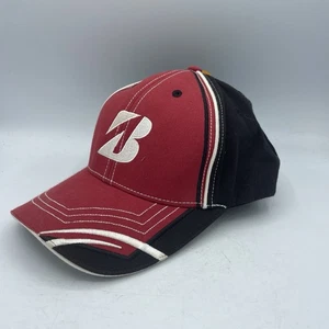 Bridgestone Tire Hat Race Block Logo Golf Beach Vacation Baseball Adjustable Cap - Picture 1 of 7