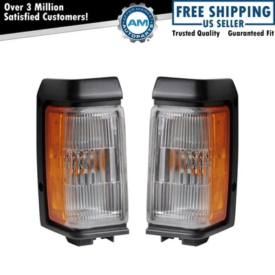 Juego de luces marcadoras de esquina para Nissan D21 1988-1989 Pathfinder 1988-1995 Foto 1 de 4