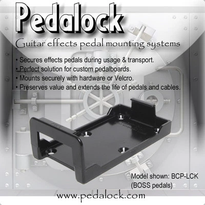 Pedalock - Soporte de montaje de pedal de efectos BOSS -! Se adapta a más de 100 pedales BOSS (BCP Foto 1 de 3