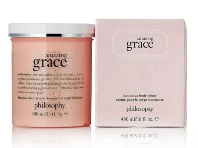 Philosophy Amazing Grace luminous body creme whipped body moisturiser huge 480ml - Image 1 of 4