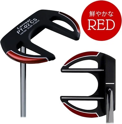 [Für Linkshänder] Larouge PT-02CS Putter Mallet Typ Mittelschaft 34 Zoll Japan - Bild 1 von 4
