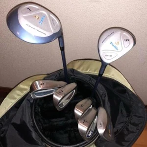 7 Golf Clubs Only, Putter, Bag, No Cover - Picture 1 of 4
