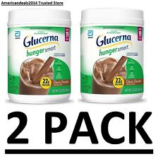 2 PACK Glucerna Hunger Smart Snack Replacement Rich Chocolate  22.3 Oz Each