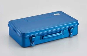 TOYO Steel Tool Box Trunk Shape T-360BG Glossy Type Blue from Japan NEW - Picture 1 of 3