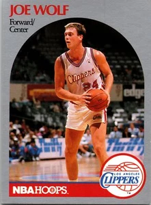1990-91 Hoops Joe Wolf #152 Los Angeles Clippers - Picture 1 of 2