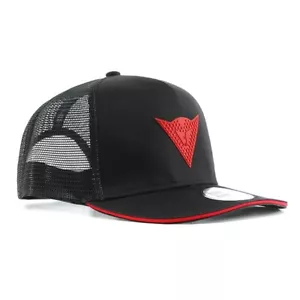 Dainese 9Forty Trucker Cap Black /Red Ventilated snapback cap with curved visor - Picture 1 of 4